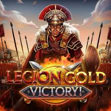 Roman legion themed slot game Legion Gold Victory with ancient warrior symbols and golden rewards